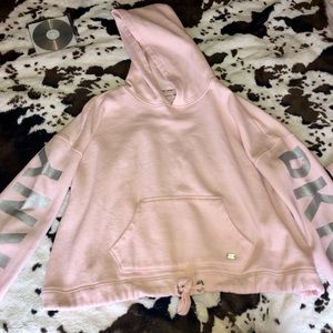 DKNY cropped hoodie girls
